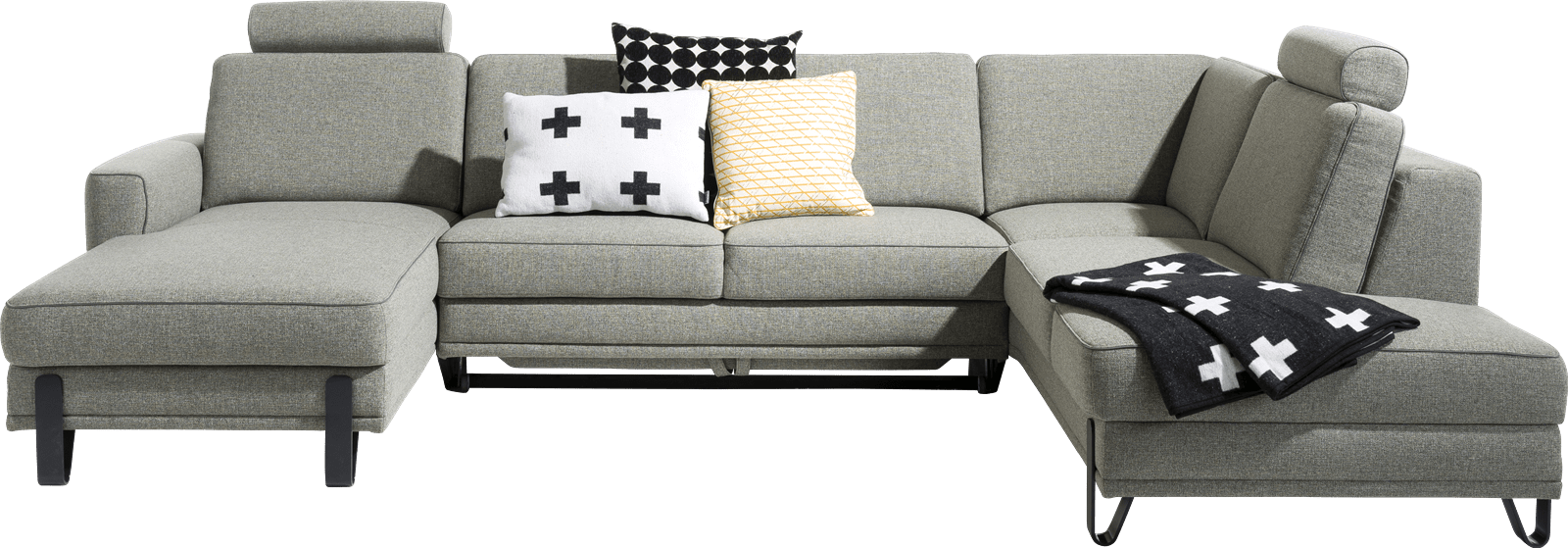 XOOON - Denver - Minimalistisches Design - Sofas - 2.5-Sitzer ohne Armlehnen