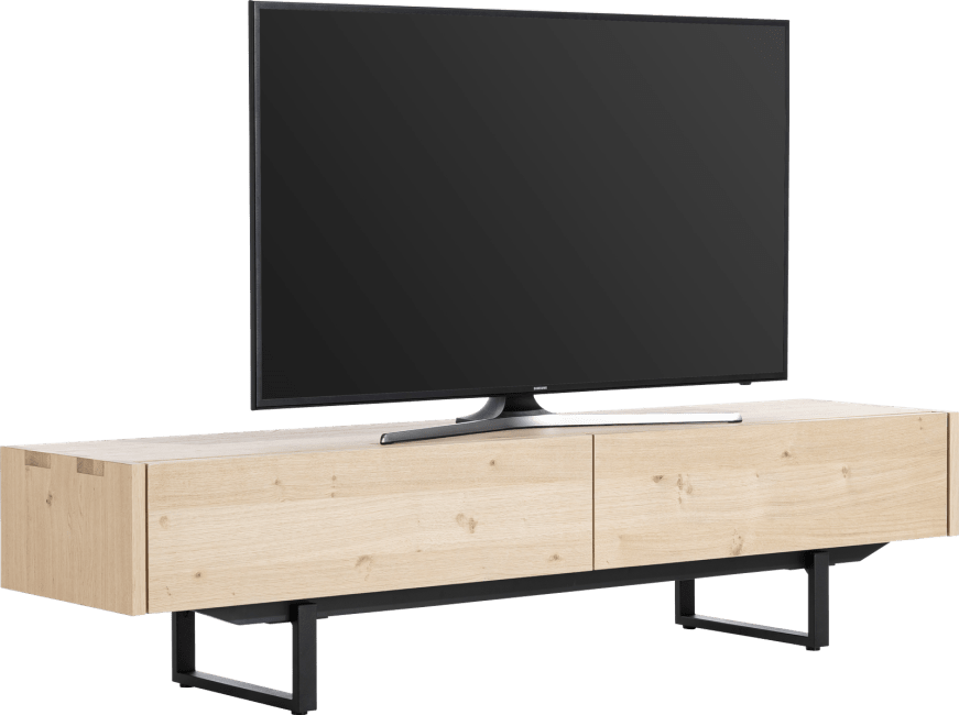 XOOON - Modali - Skandinavisches Design - TV Sideboard 190 cm - 1-Lade + 1-Klappe