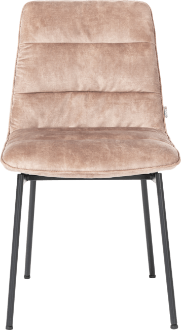 XOOON - Aurora - design Scandinave - chaise - pieds noir - tissu Karese