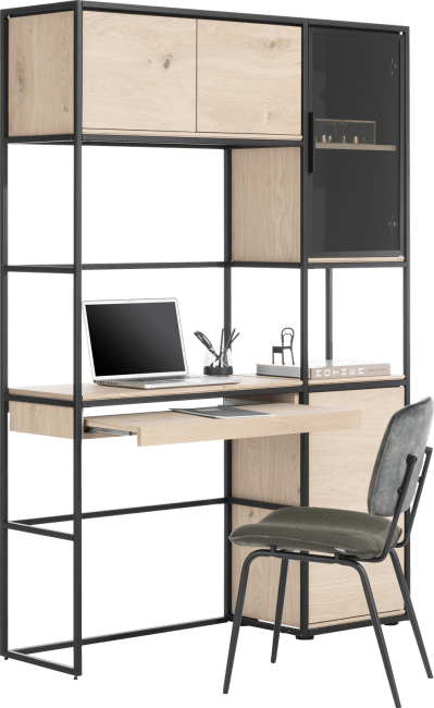 XOOON - Modulo - Minimalistisches Design - Workspace 135 cm - 5 Niveau