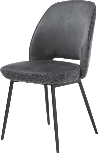 XOOON - Vays - design Scandinave - chaise - combi Toba / Calabria - 4-pieds