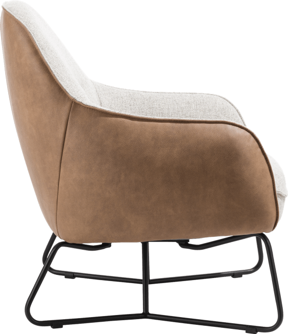 XOOON - Oviedo - Scandinavisch design - fauteuil lage rug