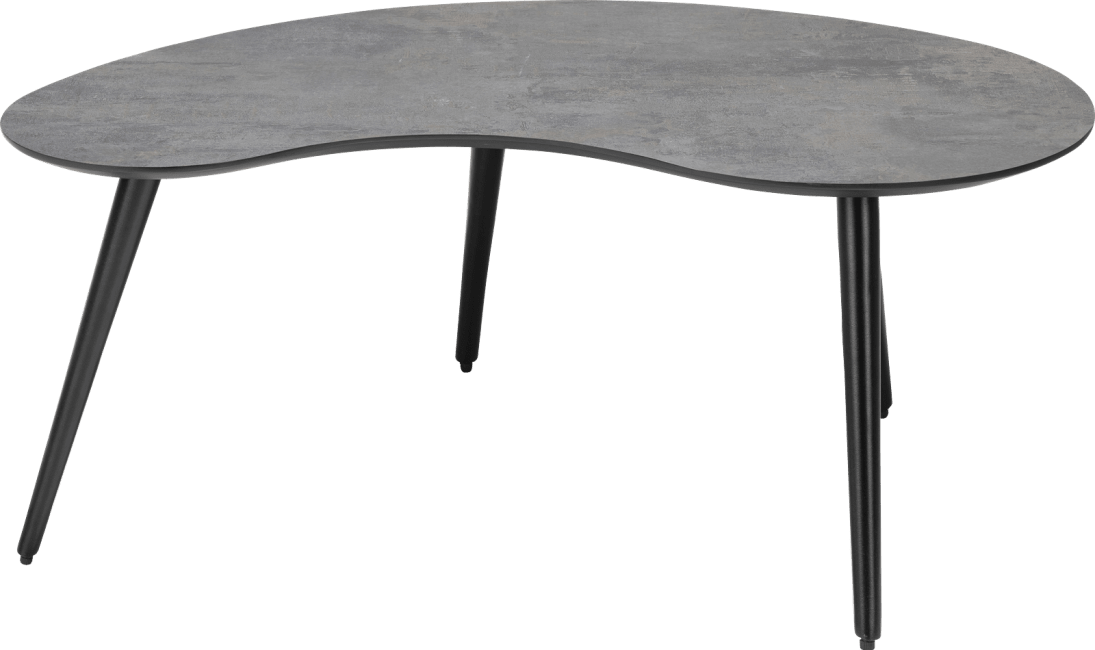 H&H - Maze - table basse 100 x 59 cm - forme haricot - hauteur 46 cm