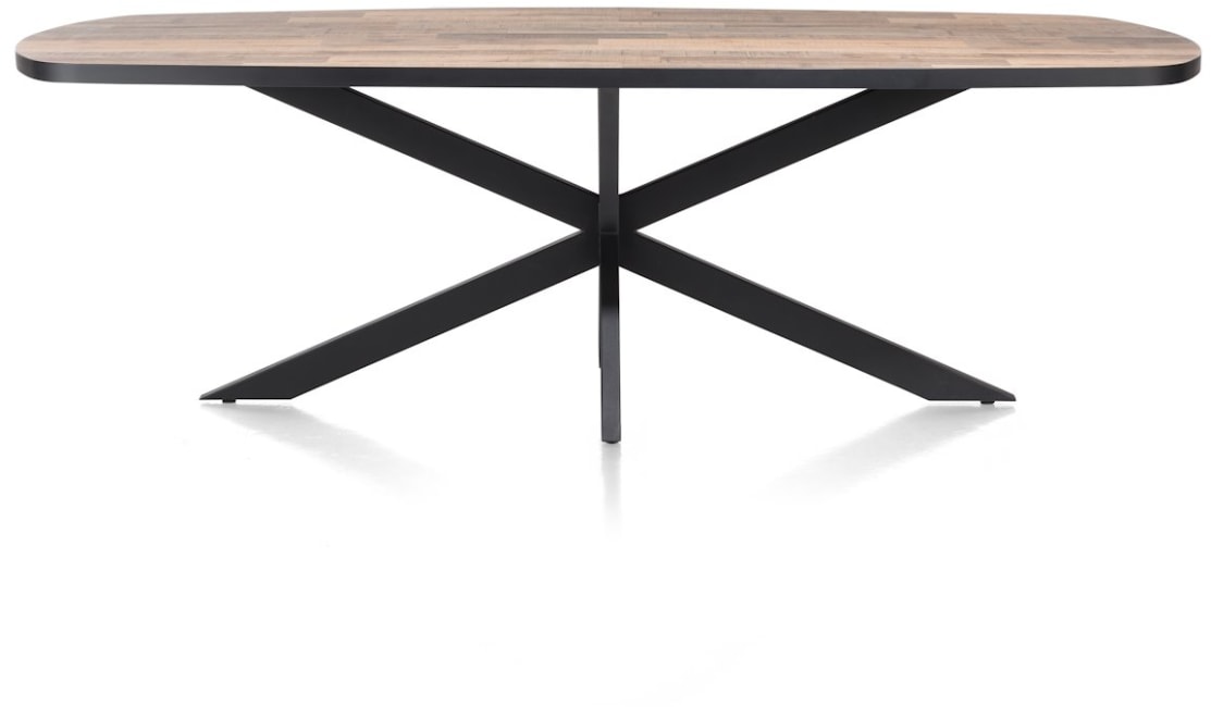 H&H - Avalox - Industriel - table ovale 180 x 110 cm