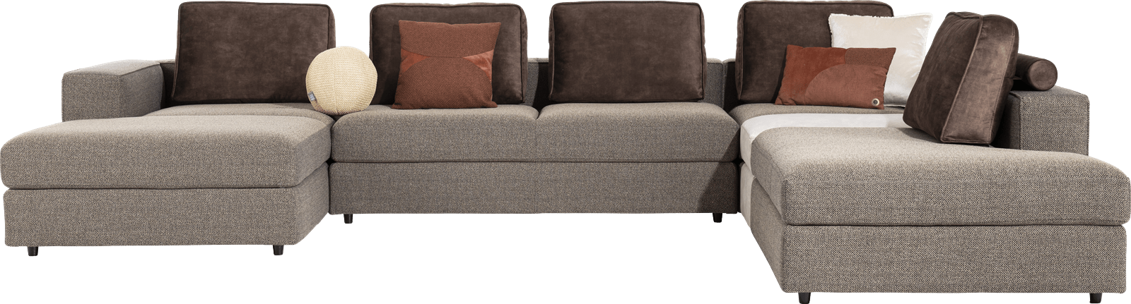 XOOON - Verona - Design minimaliste - Toutes les canapés - ottomane petite - droite