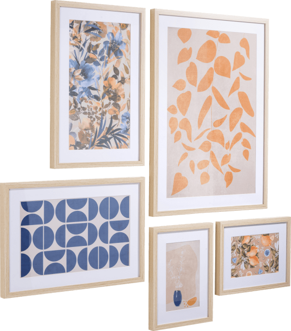 COCOmaison - Coco Maison - Vintage - Bloom jeu de 5 toile imprimee