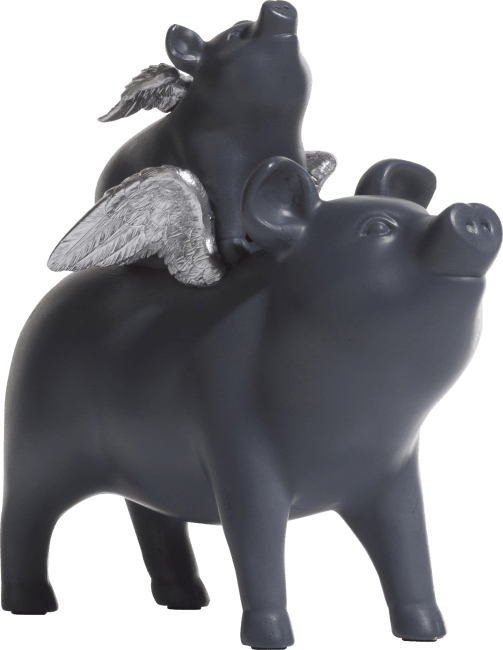 COCOmaison - Coco Maison - Moderne - Piggy Family figurine H20cm