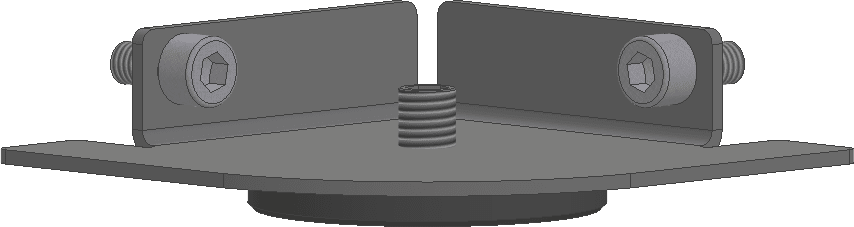 XOOON - Modulo - Minimalistisch design - stabilisatieplaat met vloergeleiders