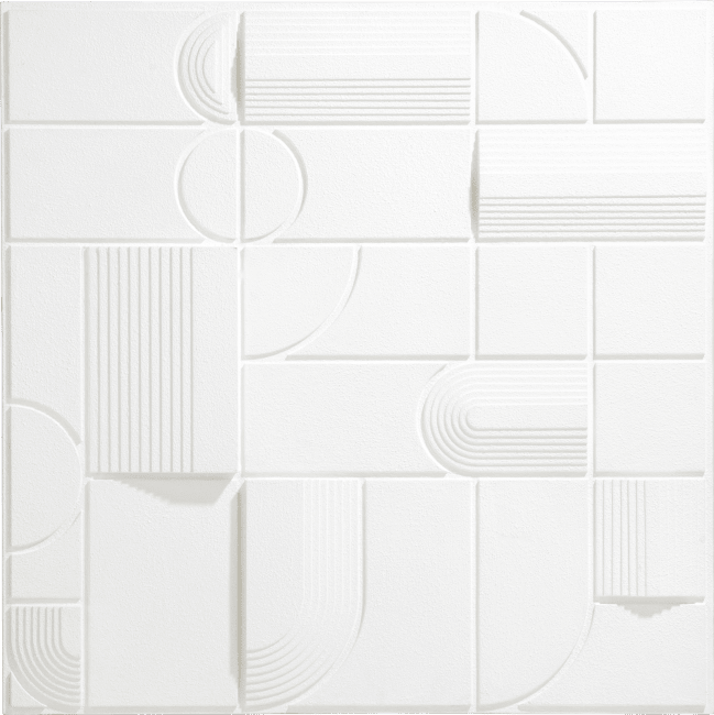XOOON - Coco Maison - Geometric 3D wall deco 90x90cm