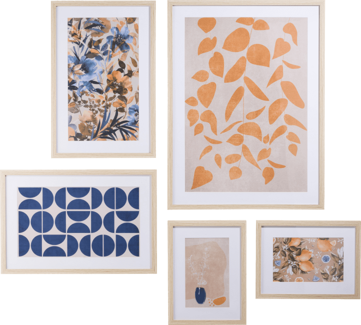 COCOmaison - Coco Maison - Vintage - Bloom set van 5 prints