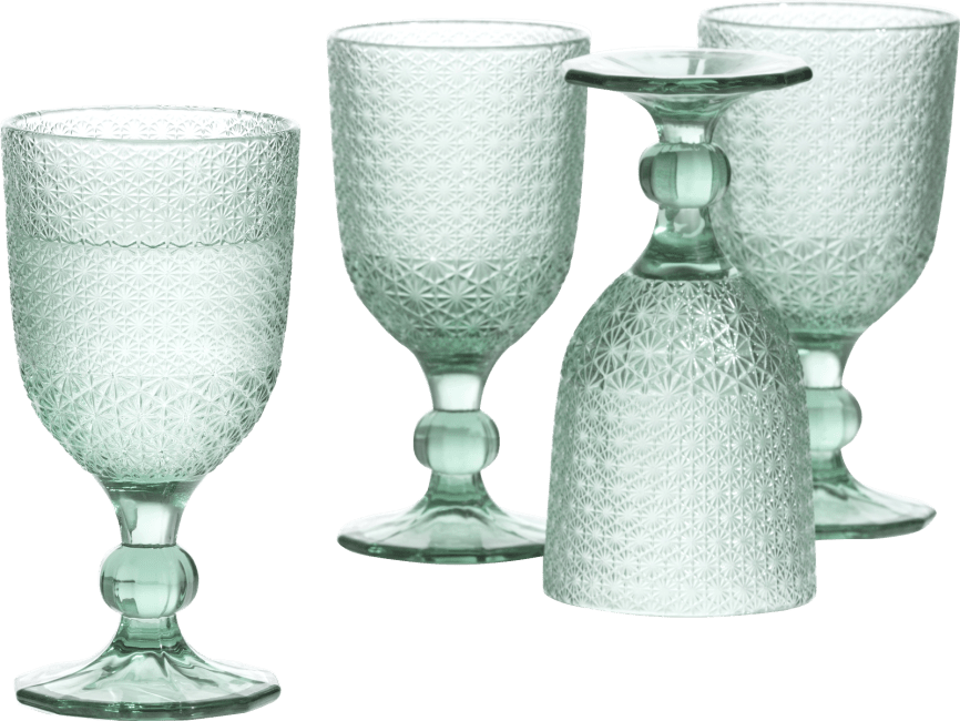 XOOON - Coco Maison - Amalfi set of 4 glasses H17cm
