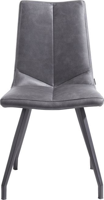 XOOON - Artella - design Scandinave - chaise - noir 4-pieds - Pala anthracite