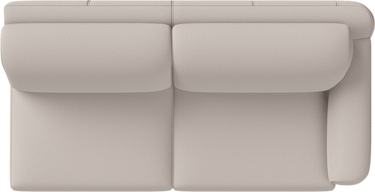 XOOON - Zilvano - Design minimaliste - Canapes - 3-places accoudoir droit