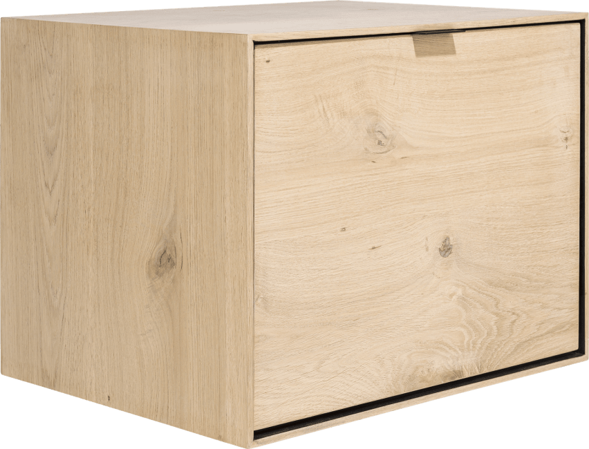 XOOON - Elements - Minimalistisches Design - Box 45 x 60 cm. + Regal - zum aufhaengen + Klappe