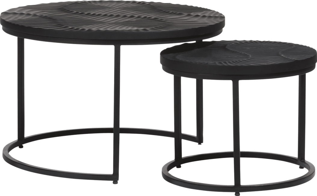 XOOON - Coco Maison - Shar set of 2 coffee tables H39+32cm