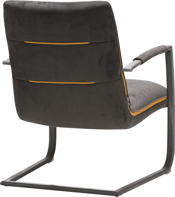 Henders and Hazel - Margrit - Modern - fauteuil met frame in rvs of zwart
