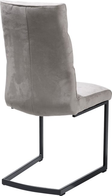 XOOON - Jasmin - Industriel - chaise pied traineau metal noir
