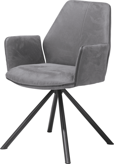 XOOON - Kane - Industriel - fauteuil - pied poudres noir - Kibo