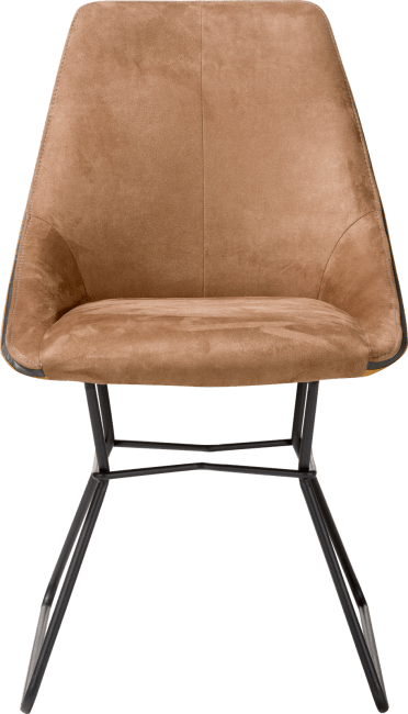 XOOON - Aiden - design Scandinave - chaise - pieds poudres noir - combinaison Calabria/Tatra