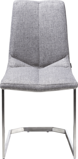 XOOON - Artella - design Scandinave - chaise pied inox traineau carre - Lady gris ou mint
