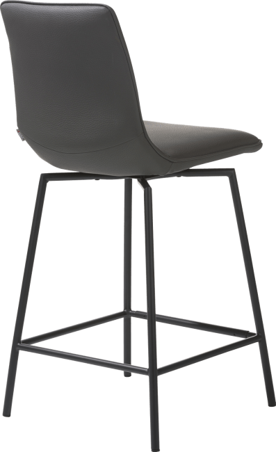 XOOON - Davy - Minimalistic design - barchair - black + Tatra taupe & antracite