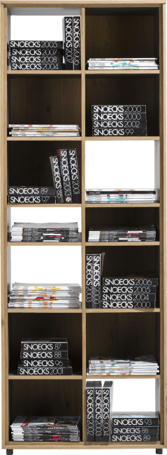 XOOON - Darwin - Minimalistic design - bookcase 14-niches - 70 cm