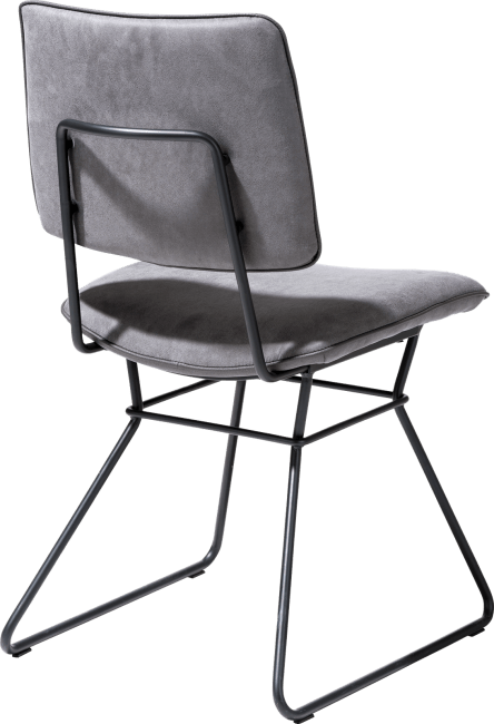 XOOON - Otis - design Scandinave - chaise - cadre noir - Kibo