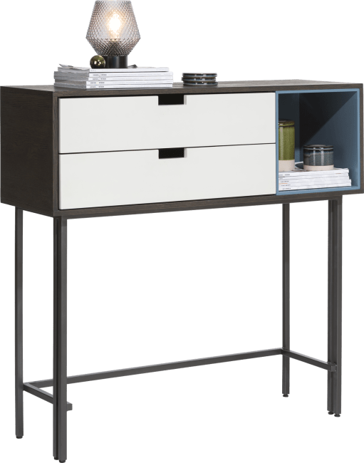 XOOON - Glasgow - Minimalistic design - sideboard high 113,5 cm - 2-drawers + 1-box