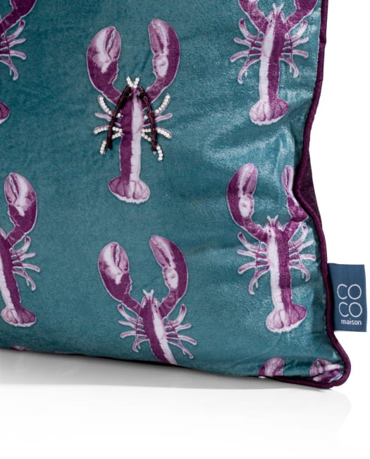 Henders & Hazel - Coco Maison - lobster coussin 45x45cm