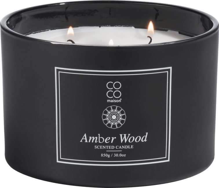 COCO maison - Coco Maison - Amber Wood bougie parfume XL H10cm