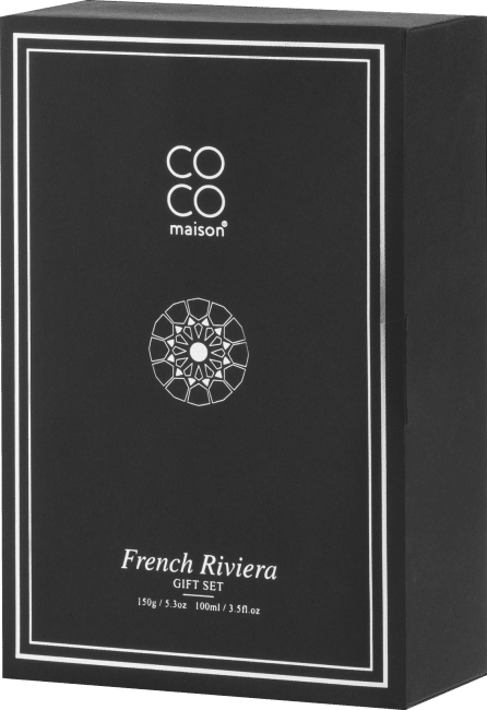 COCOmaison - Coco Maison - set cadeau French Riviera 150 gr bougie + 100 ml diffuseur d&#39;air
