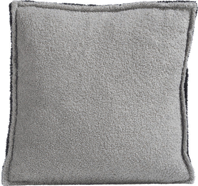 H&H - Coco Maison - Fluffy grey coussin 45x45cm