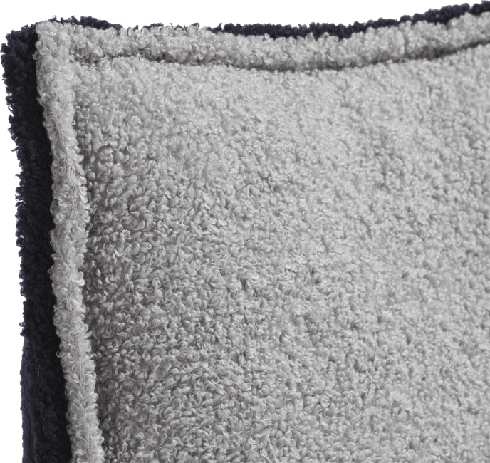 XOOON - Coco Maison - Fluffy grey cushion 45x45cm