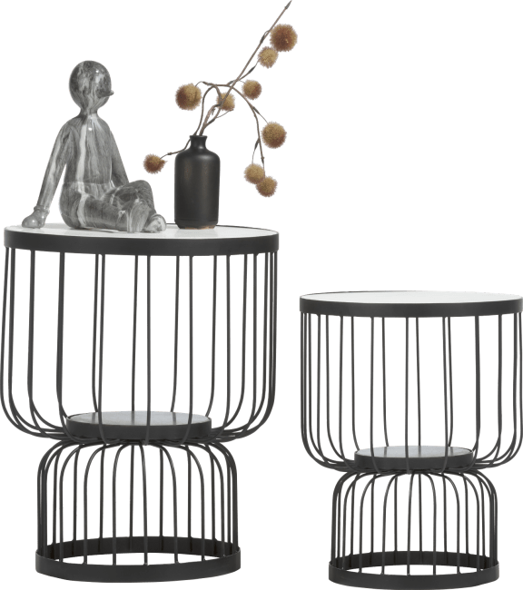 XOOON - Coco Maison - Lode set of 2 side tables H50+40cm
