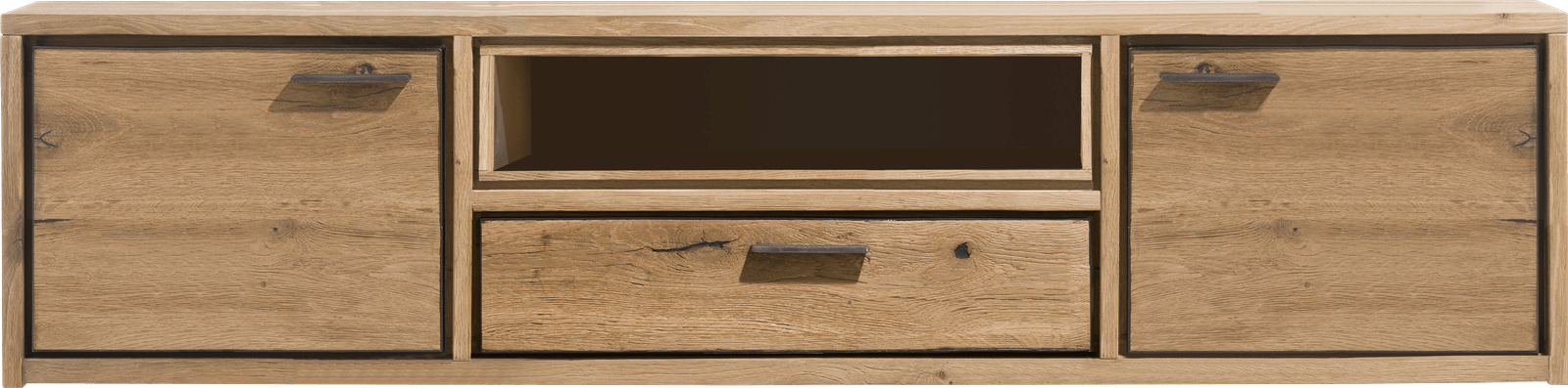 XOOON - Denmark - Industrial - lowboard 170 cm - 2-doors + 1-drawer + 1-niche (+LED)