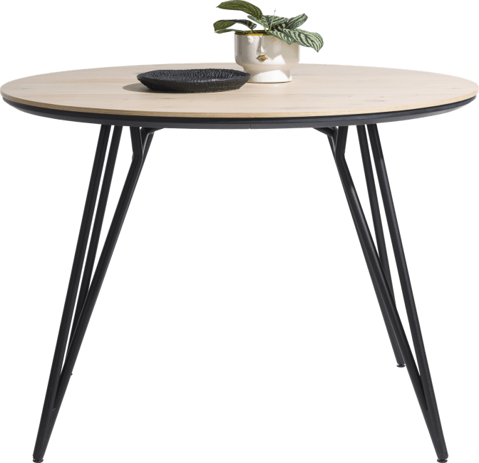 XOOON - Vik - Scandinavisch design - bartafel rond 130 cm. (hoogte: 92 cm.)