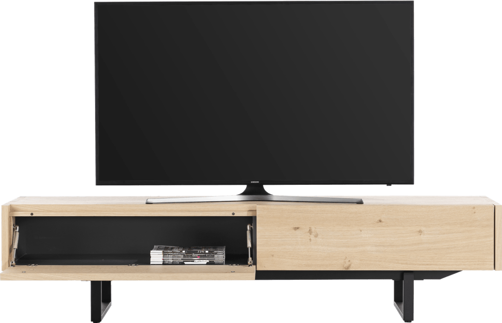 XOOON - Modali - Skandinavisches Design - TV Sideboard 190 cm - 1-Lade + 1-Klappe