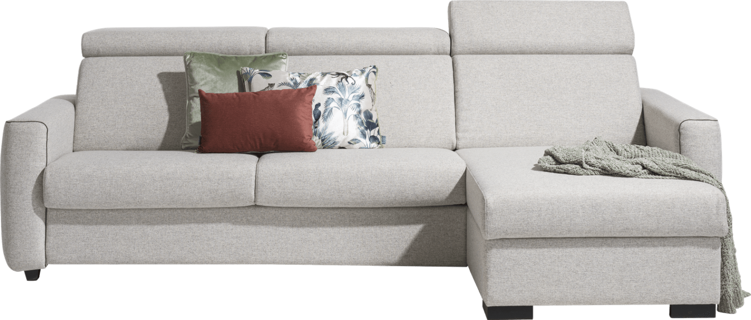 Henders & Hazel - New Port - Sofas - Schlafcouch 2.5-Sitzer + Longchair rechts + box (Bett 140 x 190 cm)