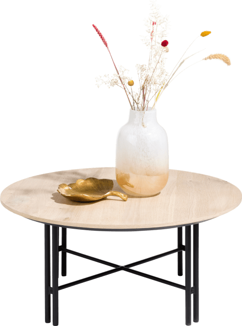 XOOON - Vik - design Scandinave - table basse ronde 80 cm