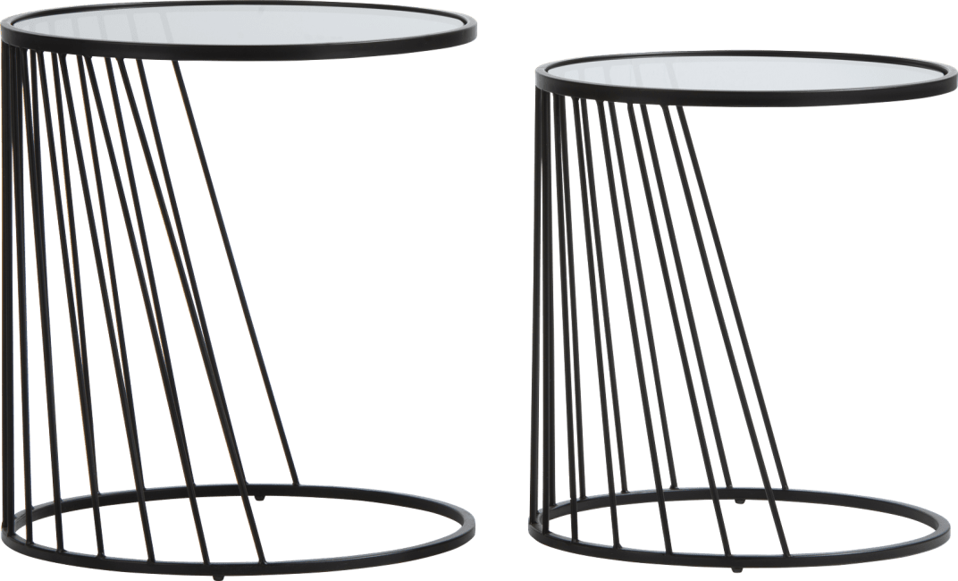 XOOON - Coco Maison - Ray set of 2 side tables H50-45cm