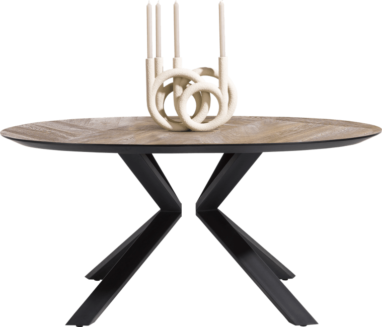 XOOON - Fresno - Industriel - table 160 x 120 cm. - mosaique