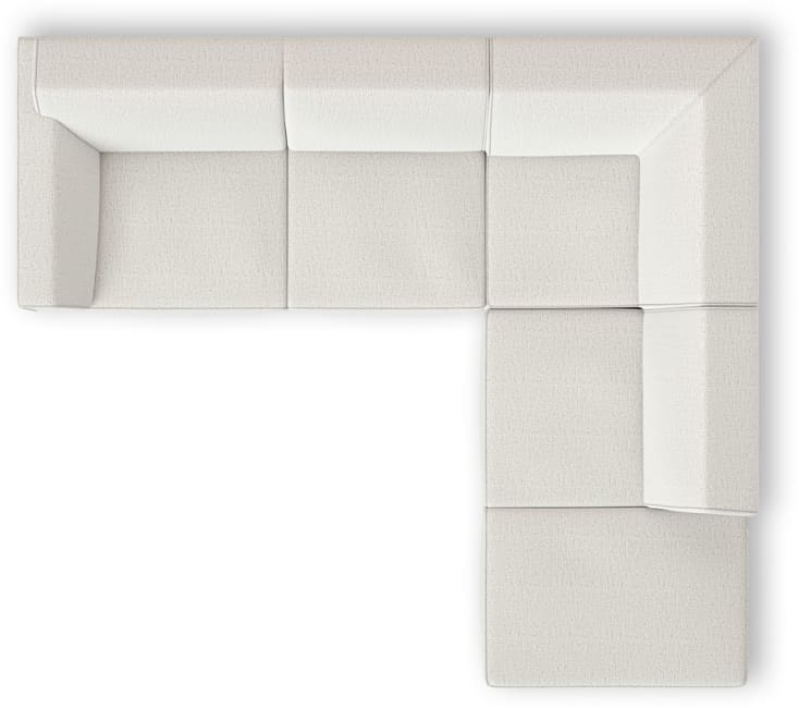 Henders and Hazel - Novara - Sofas - 2 Sitzer Armlehne links - Eckteil - Ottomane klein rechts