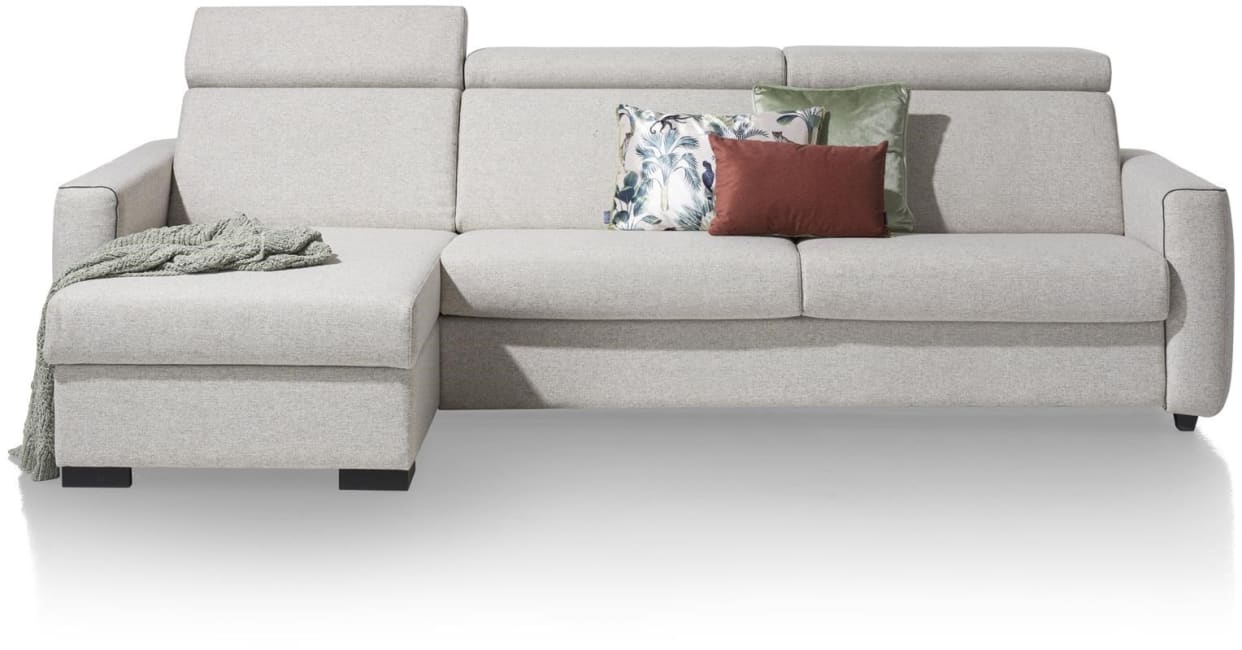 Henders & Hazel - New Port - Sofas - Schlafcouch 3-Sitzer + Longchair links + box (Bett 160 x 190 cm)