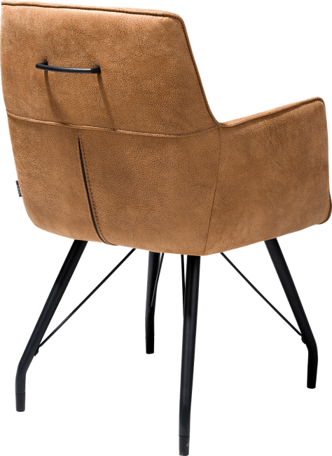 XOOON - Bodil - Industriel - fauteuil avec ressorts ensaches - tissu Rocky