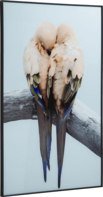 COCOmaison - Coco Maison - Rustikal - Lovebirds Bild 140x90cm