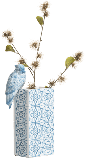 H&H - Coco Maison - Parrot vase H27cm