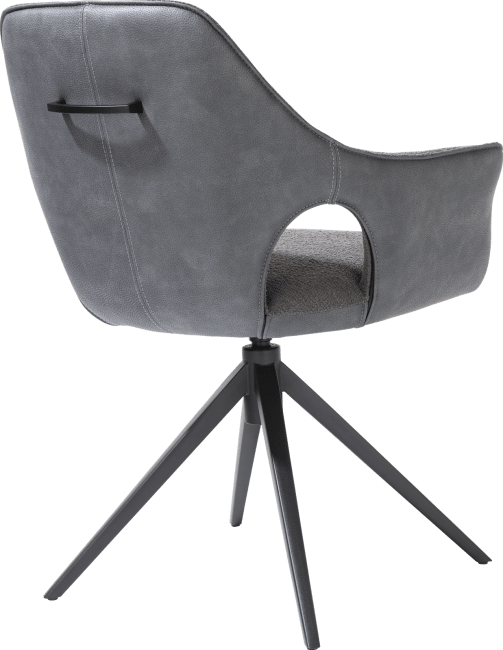XOOON - Inaya - Design minimaliste - fauteuil - pivotant - combi Pala / Malmo