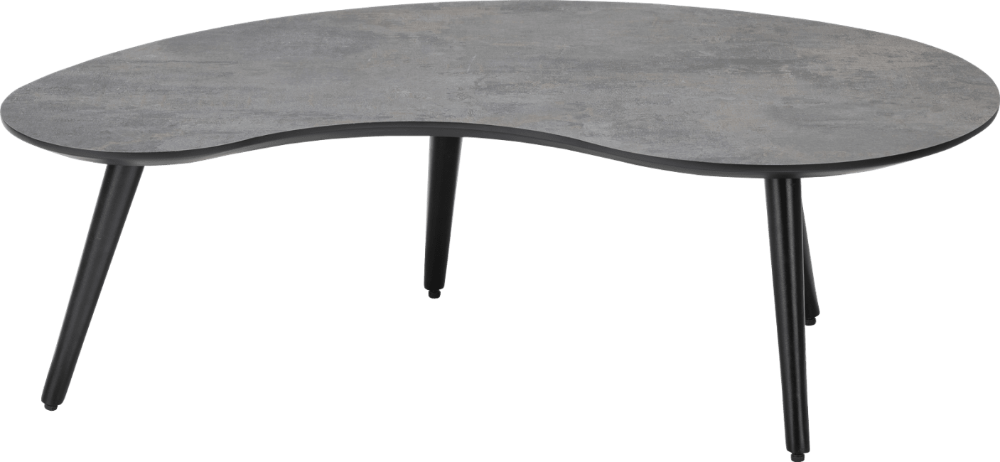 H&H - Maze - table basse 100 x 59 cm - forme haricot - hauteur 32 cm