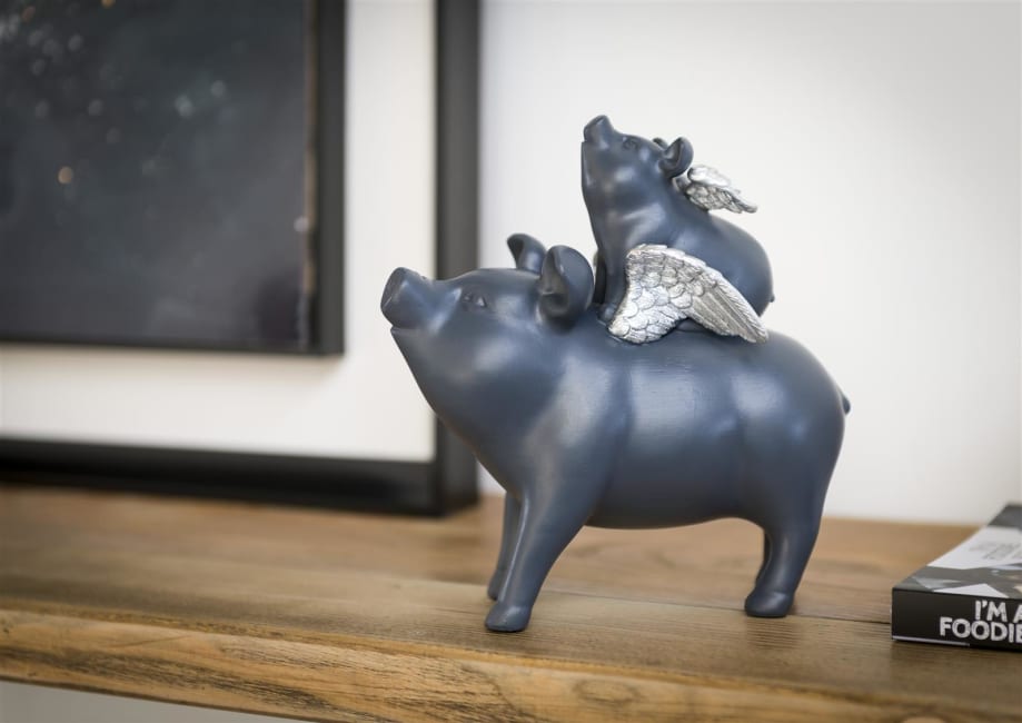COCO maison - Coco Maison - Moderne - Piggy Family figurine H20cm