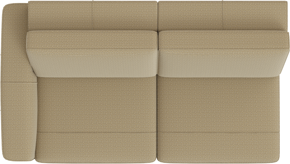 XOOON - Denver - Minimalistisches Design - Sofas - 2.5-Sitzer Armlehne links